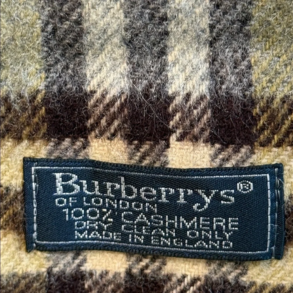 Burberry 100% Cashmere Scarf – Nova Check – Made in England [||] - Picture 5 of 5